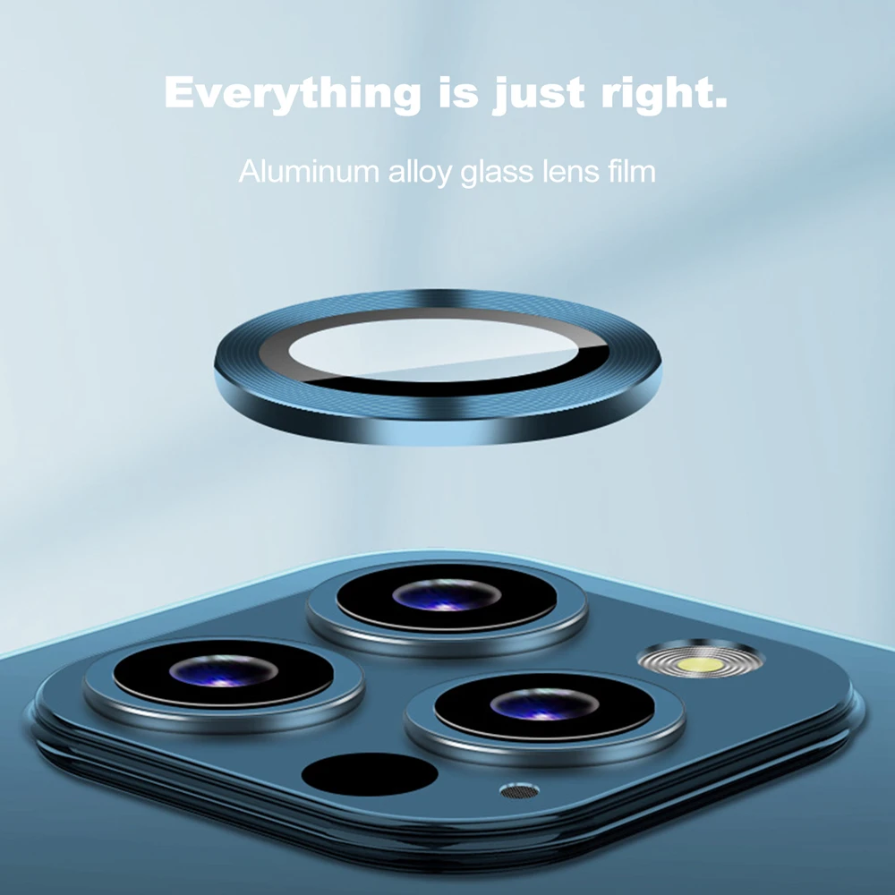5PCS Camera Lens Protector For iPhone 13 Pro Screen Protector Tempered