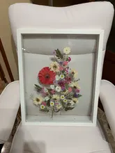 Bolsa de flores secas arte Floral molde de resina Epoxy