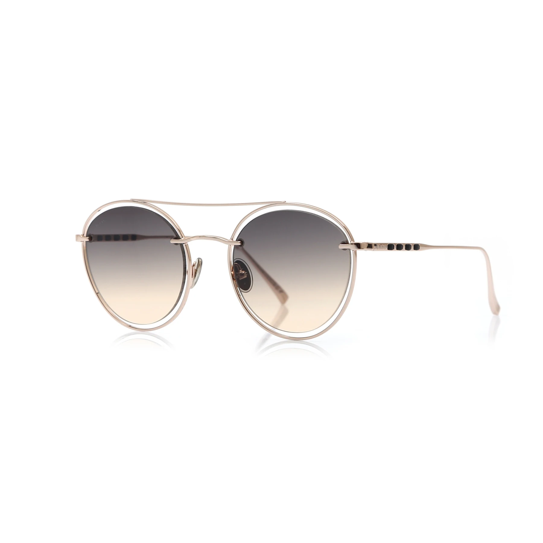 

Unisex Sunglasses TO 0265 28B METAL GOLD ORGANIC OVAL AVAL 53-24-140