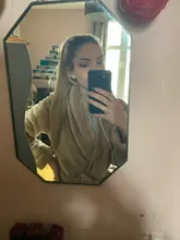 Coleta larga y recta para envolver alrededor de coleta, extensiones de cabello, peluca Natural, sombreros, cabello sintético, marrón, gris, 613