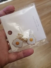 Pendientes de Clip con diseño de flor de estilo coreano para niñas, aretes sin Piercing, para fiesta, sin agujero