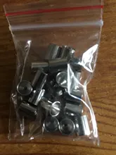 Lote de 20 unidades de cuentas de acero inoxidable para fabricación de joyas, tamaño del orificio de 3/4/5/6/8mm, casquillos de extremo de tubo, borla de extremo, pulsera redonda de cuero