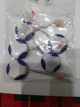 Tapón de pesca flotador, Gel de sílice transparente, tapón de goma blanco, línea de peces, grano ovalado espacial resistente, 5 grupos, 40 Uds., 7 + 1