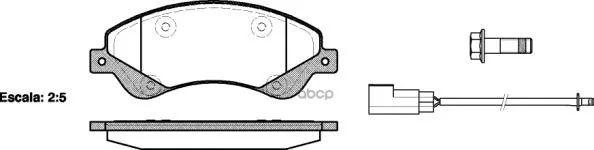 1251 02_[1433954]!Колодки Дисковые П Ford Transit/Tourneo Connect 2.2tdci 06 Remsa 125102 Remsa арт. 125102