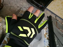 Guantes de pesca antideslizantes para hombre, protectores de manos para pesca, para deportes al aire libre, con corte de tres dedos