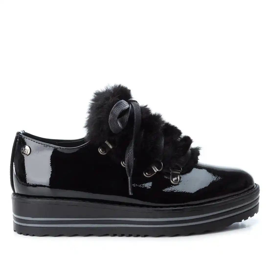 XTI Zapato de mujer xti plano con cierre de cordones 049393|Zapatos planos  de mujer| - AliExpress