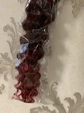 Extensiones de cabello trenzado de ganchillo con giro profundo, 22-28 pulgadas, Natural, sintético, ombré