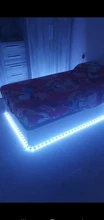 Lámpara de luz de fondo con Bluetooth y WIFI para decoración del dormitorio, controlador Flexible RGB 5050, cadena luminosa, tiras de luz LED