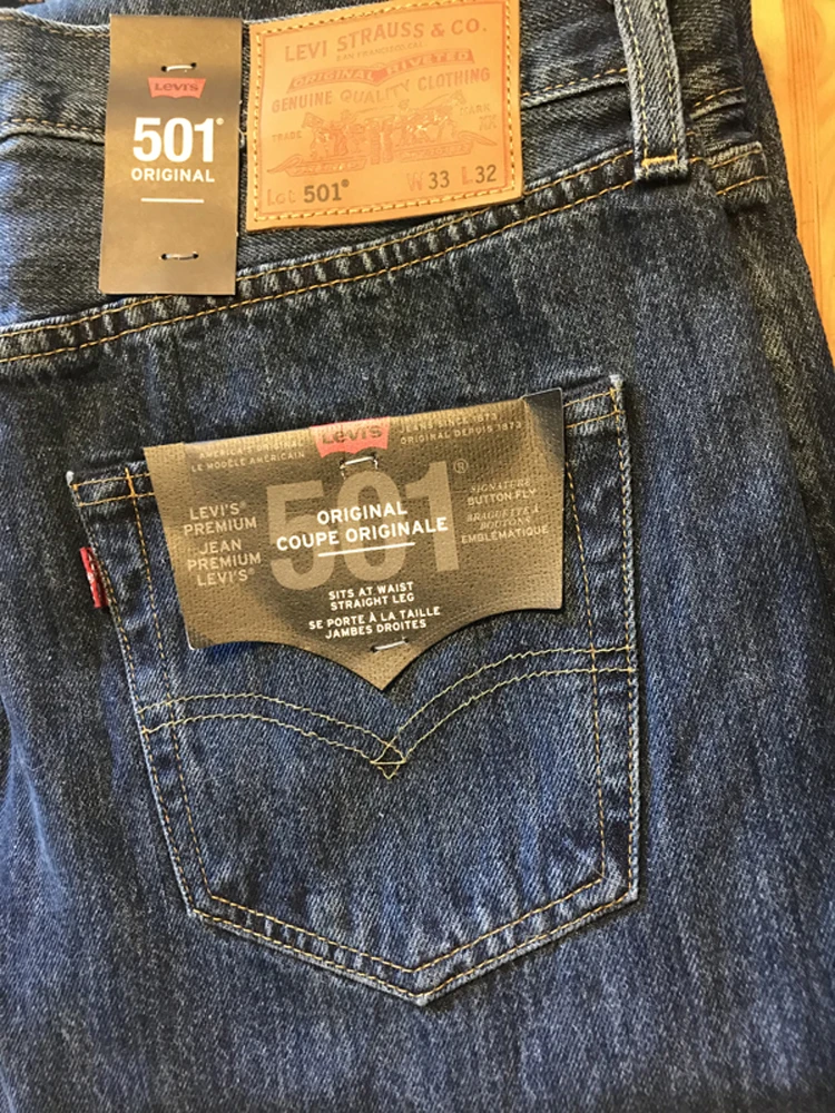 Jeans Levi's 501 Redtab™capital-e Premium Jean Men's Jeans 100% Cotton  Classic Jeans - Jeans - AliExpress