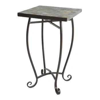 

IRON TABLE WITH MOSAIC STUTTGART 30X30X51CM