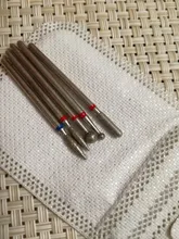 Juego de brocas de diamante para uñas, cortadores de manicura, piedra de cerámica de silicona, fresa eléctrica para máquina de manicura y pedicura, 6/7