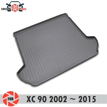 

Trunk mat for Volvo XC90 2002~2015 trunk floor rugs non slip polyurethane dirt protection interior trunk car styling