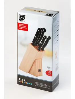 

6-piece knife set, Star Series, Germany