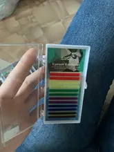 Marca 0,1 C D mezcla individual Pestaña De Colores Natural Color Caramelo Suave falso de extensión de pestañas maquillaje de ojos pestañas falsas coloridas