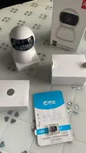 JOOAN-Cámara de vigilancia con wifi, dispositivo de vigilancia con Wifi CCTV, monitor para bebé en dos modos de habla para la seguridad del hogar, 1080p