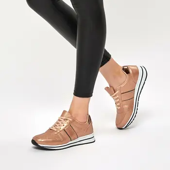 

FLO ALESS 9PR Copper Color Women 'S Sneaker Shoes KINETIX
