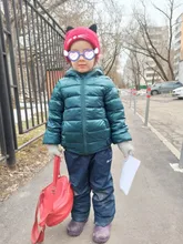 Chaqueta de invierno ultraligera para niñas, prendas de vestir con capucha, mono de nieve para niño, ropa de 2 a 8 años, 2020