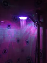 Cabezal de ducha con cambio de Color, luz Led brillante, automático, cambio de 7 colores, ahorro de agua, decoración de baño de ducha