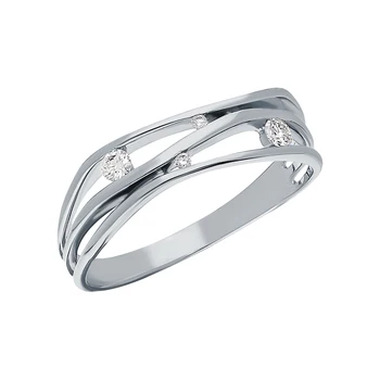 

Gold ring with diamonds sunlight