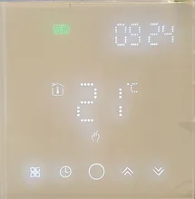 Beok-termostato inteligente Tuya Smart Life para calefacción de suelo, controlador de temperatura del hogar con Wifi, funciona con Alexa y Google Home