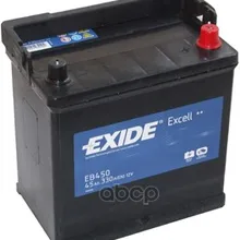 Аккумулятор Excell 12v 45ah 330a 218х133х223 Полярность Etn0 Клемы En Крепление B1 EXIDE арт. EB450