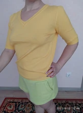 Duckwever-suéter de punto con cuello en V para mujer, suéter de manga corta salvaje suelto, primavera y otoño