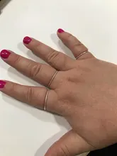 925 anillos de plata esterlina estrecha de 1,2mm para mujer, accesorios de joyería, anillo minimalista de plata 925, regalos para mejores amigos
