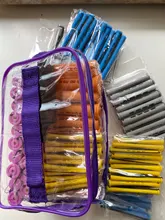 Perm-varillas de pelo para mujer, rizador de pelo largo y corto con ondas frías, 5 tamaños, 100 piezas