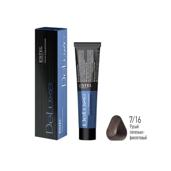 

Paint-care for hair Estel de luxe 7/16 brown ash-purple 60 ml