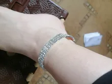 Pulsera para tobillo con diamantes de imitación, brazalete de cristal joyería, Color plata, elástica, 1/2/3/2021 filas, 4/5