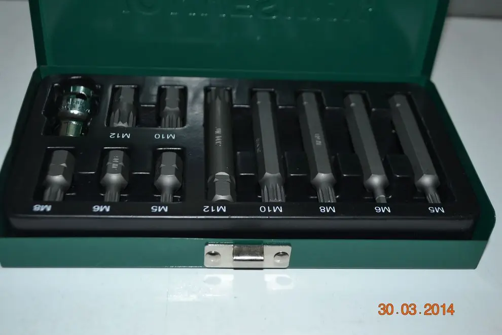 Set of inserts Torx &quotjonnesway" 11 items |