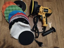 Máquina pulidora de coche eléctrica de 220V máquina pulidora automática de velocidad ajustable lijadora de herramientas de encerado accesorios de coche