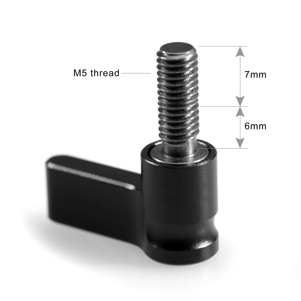 Черная гайка с храповым механизмом SmallRig резьбой M5 (13 мм) 1566|wingnut| |