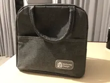 1 Uds fresco refrigerado bolsas de Nylon impermeable portátil cremallera térmica Oxford bolsos para la comida para mujer conveniente bolsa de caja de almuerzo bolsas de comida