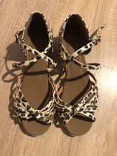 Zapatos de salón tango salsa Latino para niñas, zapatos de tacón bajo, 20 colores