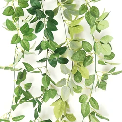 Guirnalda de plantas artificiales de ratán para decoración de mesa de cumpleaños, telón de fondo de boda, decoración de pared, follaje de vid, 1,9 m