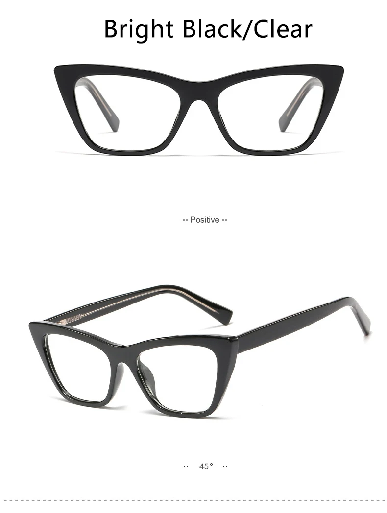 Кошачий глаз, поддельные очки, женские милые прозрачные очки, оптические очки для близорукости, очки для девушек, оправа, женские брендовые модные очки для глаз