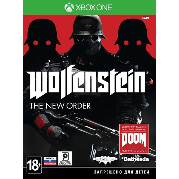 игра Xbox One Wolfenstein the New Order RUS б\у |