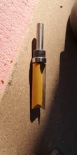 Broca perfiladora de corte al ras de vástago, broca de corte de 8mm, enrutador, broca de patrón, rodamiento inferior superior, plantilla de cuchilla de 5/8 , Fresa de madera, carpintero, 1-3 uds.