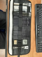 Juego de bocetos de lápiz profesional, Kit de dibujo, bolsas de lápices de madera para pintor, escuela, estudiantes, suministros de dibujo artístico