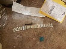 Correa de reloj de acero inoxidable, accesorios de 12mm, 14mm, 16mm, 18mm, 20mm, 22mm y 24mm de ancho, correa de cinco cuentas para buceo