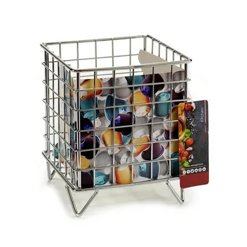 

Capsule holder (13,5 x 16 x 13,5 cm) Stainless steel