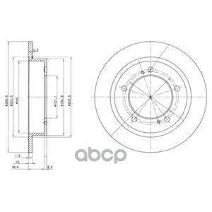 Диск Тормозной Передний Suzuki Jimny Bg2584 Delphi арт. BG2584