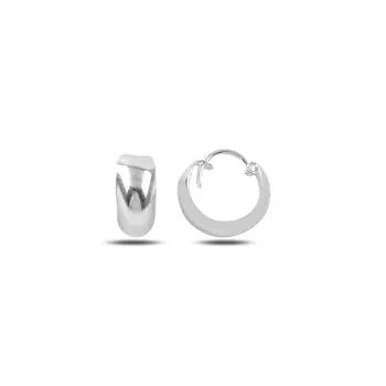 

Angemiel 925 Silver 8mm Wide Ring Earrings