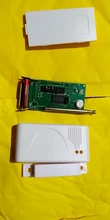 433 MHz 2262 código inalámbrico de la puerta de la ventana Sensor de contacto magnético de la puerta de madera Detector de Alarma para hogar GSM inalámbrico de alarma