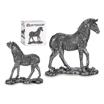 

Garden statues Silver Resin Silver (10 x 27 x 25 cm)