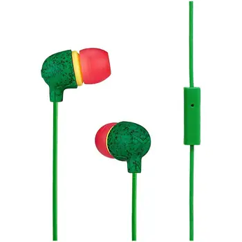 

Earphones with microphone Little Bird green color