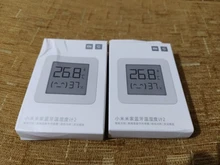 Xiaomi-termómetro Digital Mijia 2, higrómetro inteligente eléctrico inalámbrico con Bluetooth, higrómetro con pantalla LCD Mijia Smart Home