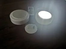 Under-Cabinets-Lights Wardrobe Sensor Led Dimmable Kitchen Touch Close Warm White Double-Color