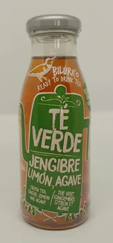 

20x green Tea, ginger, lemon and agave - Bilurico Ready to Drink Tea. Drink healthy and eco-friendly (only 2kcal). 1,80 €/bottle